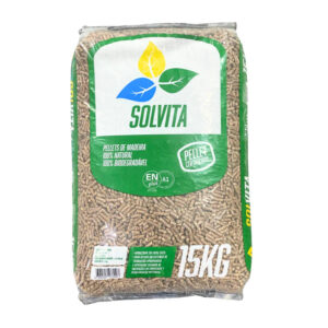 Pellets Solvita ENplus A1 – Palete com 77 sacos de 15 kg